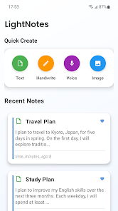 LightNotes screenshot 1